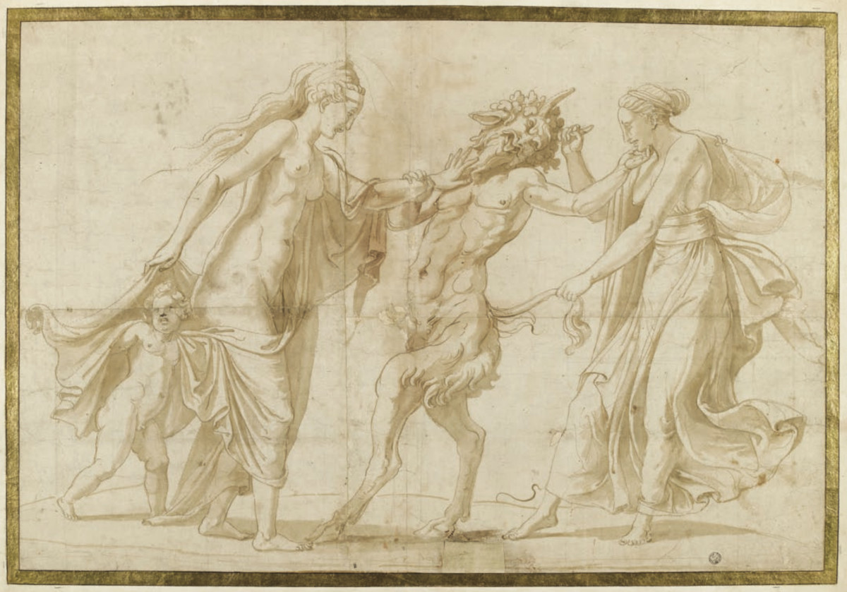 Disegno Louvre Satiro 01